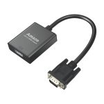 AMAZE A832 VGA TO HDMI ADAPTER WITH AUDIO - Black - BIS