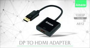 AMAZE A812 DP TO HDMI ADAPTER - Black - BIS - Image 2