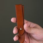 Waji's Samsung Watch Strap For Galaxy Watch 4 40mm & 44mm - Pure Leather Strap - Quick Release - Tan Orange - AMT-TONG-SWS-01