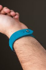 Waji's Apple Watch Strap - Suede Leather Strap 41 mm / 40 mm / 39 mm / 38 mm - Cyan Blue - AMT-CBLSUE-AWS-01 - Image 2