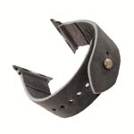 Waji's Apple Watch Strap - Suede Leather Strap 49 mm / 46 mm / 45 mm / 44 mm / 42 mm - Dark Gray - AMT-DGRSUE-AWS-02
