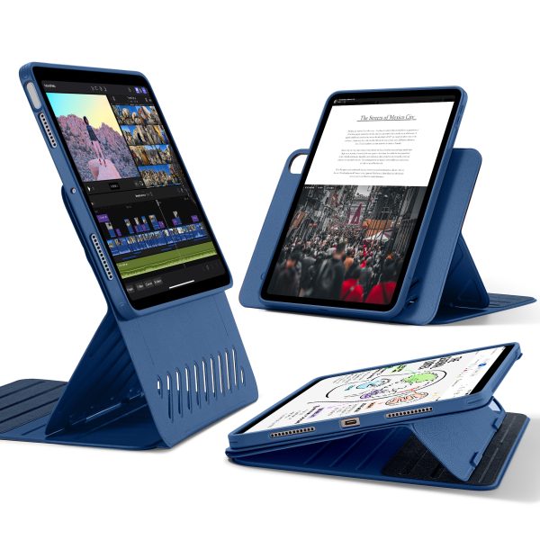 iPad-Air-11-2024-Air-10.9-5th4th-Gen-Shift-Magnetic-Case-blue-01 iPad Air 11 6th Gen 2024 Shift Magnetic Case By ESR also compatible with iPad Air 5 / Air 4 - Blue brings Ultra Stable Stand, a More Ergonomic View, Portrait View & lots more features with best price in Pakistan.