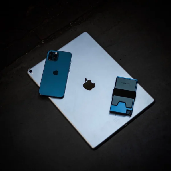 Villantto Aluminum Smart Wallet - Pacific Blue - Image 3
