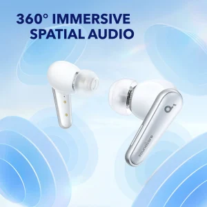 Anker Soundcore Liberty 4 Noise Cancelling Earbuds True Wireless Earbuds with ACAA 3.0 Dual Dynamic Drivers for Hi-Res Premium Sound Spatial Audio with Dual Modes All-New Heart Rate Sensor - White - A3953P21 - BIS - Image 5
