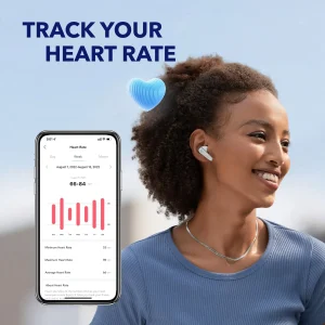 Anker Soundcore Liberty 4 Noise Cancelling Earbuds True Wireless Earbuds with ACAA 3.0 Dual Dynamic Drivers for Hi-Res Premium Sound Spatial Audio with Dual Modes All-New Heart Rate Sensor - White - A3953P21 - BIS - Image 3