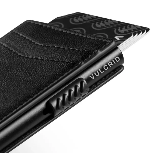 Vulcrid Leather Smart Wallet - Black - Image 8