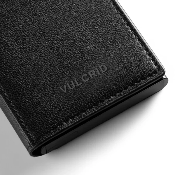 Vulcrid Leather Smart Wallet - Black - Image 7