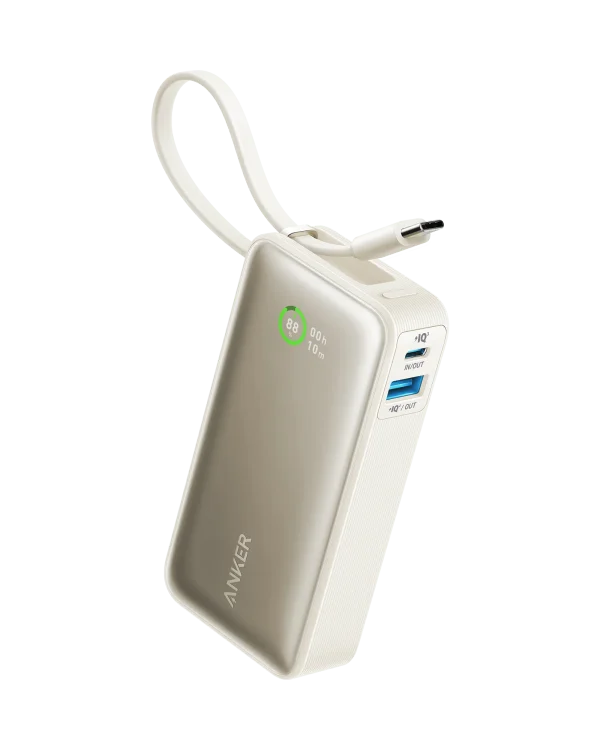Anker Nano Bank 10000MAH 30W - White - A1259 - BIS - Image 1
