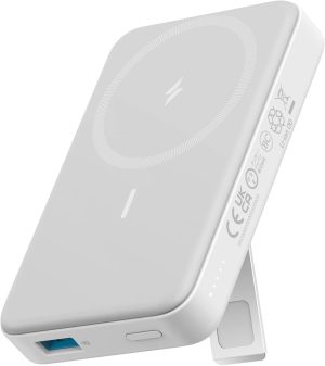 Anker MagGo Power Bank 10000mAh 7.5W Stand - White - A1652 - BIS