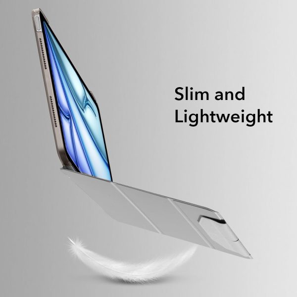 iPad Air 11 2024 Ascend Trifold Case Compatible with also compatible with iPad Air 10.9 5th / 4th Gen - Gray - Image 3