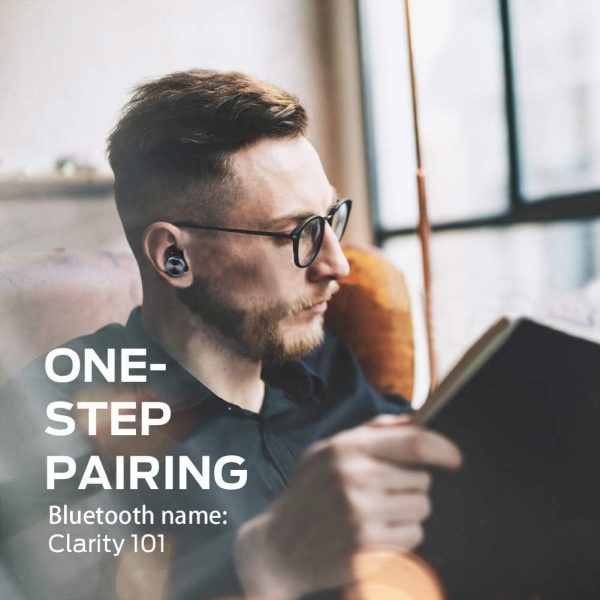 Monster Clarity 101 AirLinks Wireless Earbuds Bluetooth 5.0 in-Ear Headphones with Charging Case Stereo Earphones Deep Bass Sound IPX5 Waterproof Built-in Mic Clear Call Secure Fit for Sports - Black - GC - Image 4