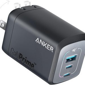 Anker GanPrime 7 Series 100W Wall Charger US Plug - Black - B2343P11 - BIS