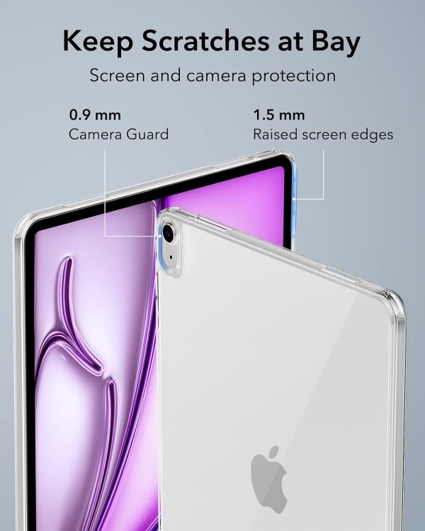 iPad Air 13 M2  / M3 ESR Classic Hybrid Back Case -  Clear - Image 2