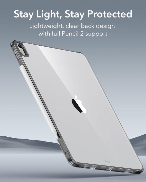 iPad Air 13 M2  / M3 ESR Classic Hybrid Back Case - Clear Black - Image 8