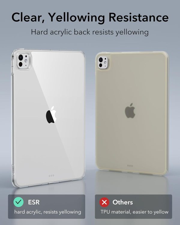 iPad Pro 13″ M5 / M4 / M3 ESR Classic Hybrid Case - Clear - Image 5