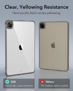 iPad Pro 13″ M5 / M4 / M3 ESR Classic Hybrid Case - Clear Black - Image 5