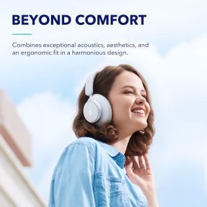 Anker Soundcore Space Q45 Adaptive Active Noise Cancelling Headphones - White - A3040021 - OP - Image 3