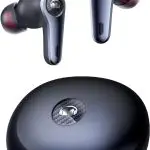 Monster Clarity 8.0 ANC Hybrid Active Noise Cancelling Wireless Earbuds 42dB in-Ear Earphones Deep Bass with 6 Mics Bluetooth 5.2 50H Play Time with Wireless Charging Case for Android iOS Gaming - Black - GC