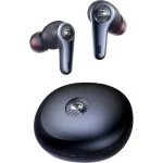 Monster Clarity 8.0 ANC Hybrid Active Noise Cancelling Wireless Earbuds 42dB in-Ear Earphones Deep Bass with 6 Mics Bluetooth 5.2 50H Play Time with Wireless Charging Case for Android iOS Gaming - Black - GC