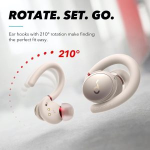 Anker Soundcore Sport X10 True Wireless Bluetooth 5.2 Workout Headphones - White - A3961P21 - BIS - Image 5