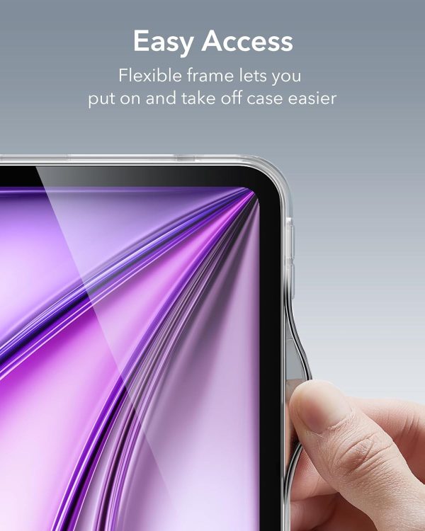 iPad Air 13 M2  / M3 ESR Classic Hybrid Back Case -  Clear - Image 3