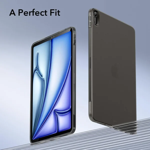 71Bvbr1gByL._AC_SL1500_ iPad Air 11 M2 / M3  iPad Air 5th Gen M1 /  iPad Air 4th Gen A14 Bionic ESR Zero Soft Case - Frosted Black - Image 7