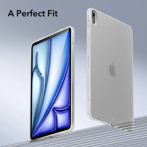 71JyTzooImL._AC_SL1500_ iPad Air 11 M2 / M3  iPad Air 5th Gen M1 /  iPad Air 4th Gen A14 Bionic ESR Zero Soft Case - Frosted Clear - Image 8