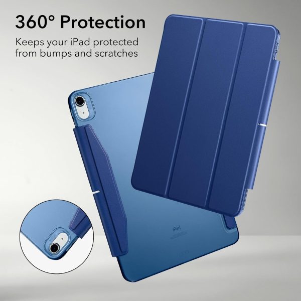 iPad Air 11 2024 Ascend Trifold Case Compatible with also compatible with iPad Air 10.9 5th / 4th Gen - Blue - Image 7