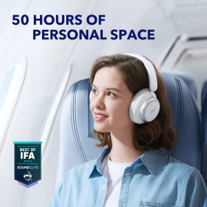 Anker Soundcore Space Q45 Adaptive Active Noise Cancelling Headphones - White - A3040021 - OP - Image 7