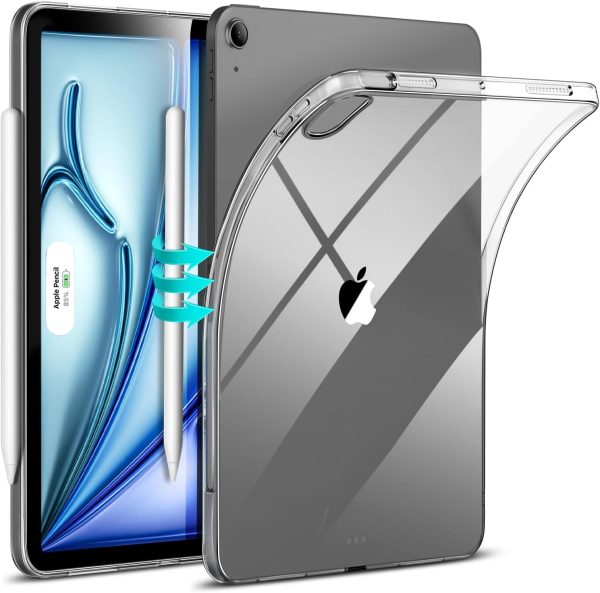 iPad Air 11 M2 / M3 iPad Air 5th Gen M1 /  iPad Air 4th Gen A14 Bionic ESR Zero Soft Case - Clear - Image 1