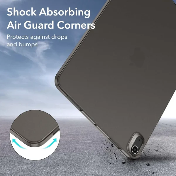 71YYM4h97FL._AC_SL1500_ iPad Air 11 M2 / M3  iPad Air 5th Gen M1 /  iPad Air 4th Gen A14 Bionic ESR Zero Soft Case - Frosted Black - Image 4