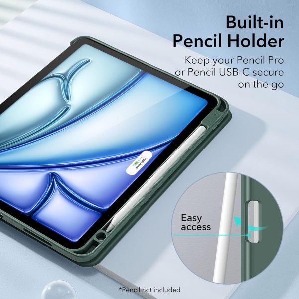 ESR Rebound Pencil Case Compatible with iPad Air 11 (2024) Air 10.9 (5th/4th Gen) - Frost Green - Image 6