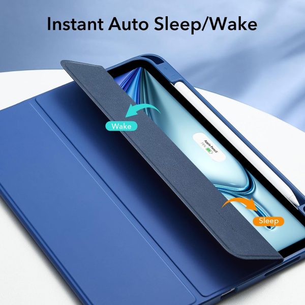 ESR Rebound Pencil Case Compatible with iPad Air 11 (2024) Air 10.9 (5th/4th Gen) - Navy Blue - Image 5