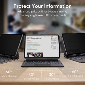 iPad Air 13 M4 / M3 / M2 ESR Magnetic Privacy Screen Protector - 1 Pack - Image 7