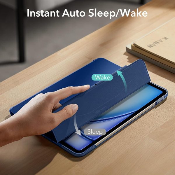 iPad Air 11 2024 Ascend Trifold Case Compatible with also compatible with iPad Air 10.9 5th / 4th Gen - Blue - Image 2