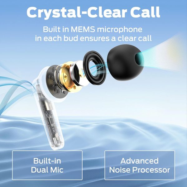 71jvVN5pwrL._AC_SL1500_ Monster N-Lite 203 AirLinks Wireless Earbuds HiFi Stereo Wireless Earbuds with 30H Playback Type-C Charging HD Clear Call Touch Control IPX6 Waterproof - Black - GC - Image 6