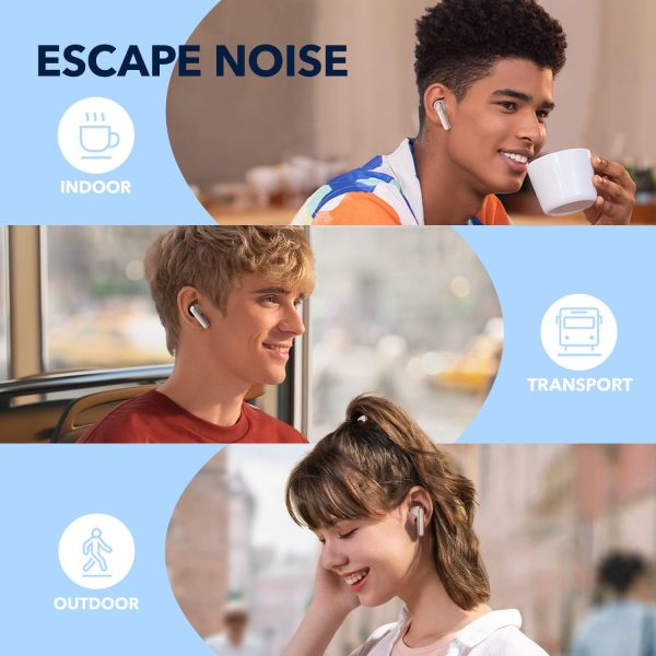 Anker Soundcore Life P3 Noise Cancelling Wireless Bluetooth Earbuds - White - A3939P21 - BIS - Image 3