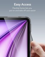 iPad Air 13 M2  / M3 ESR Classic Hybrid Back Case - Clear Black - Image 3