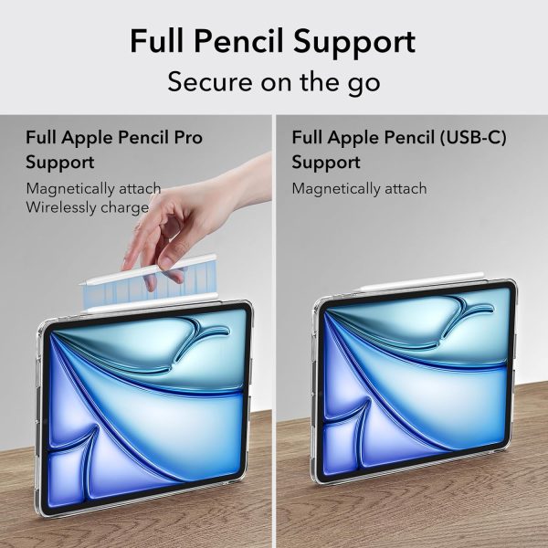 iPad Air 11 M2 / M3 iPad Air 5th Gen M1 /  iPad Air 4th Gen A14 Bionic ESR Zero Soft Case - Clear - Image 4