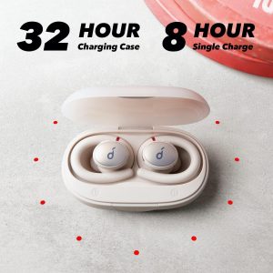 Anker Soundcore Sport X10 True Wireless Bluetooth 5.2 Workout Headphones - White - A3961P21 - BIS - Image 2