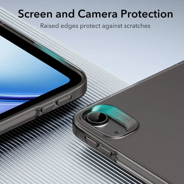 81kOT5hMo8L._AC_SL1500_ iPad Air 11 M2 / M3  iPad Air 5th Gen M1 /  iPad Air 4th Gen A14 Bionic ESR Zero Soft Case - Frosted Black - Image 5