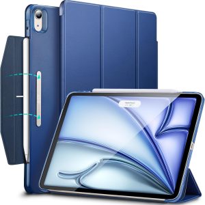 iPad Air 11 2024 Ascend Trifold Case Compatible with also compatible with iPad Air 10.9 5th / 4th Gen - Blue