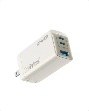 Anker 735 USB C Wall Charger GaNPrime 65W 3-Port Fast Compact - US Plug - White - A2668P11 - BIS