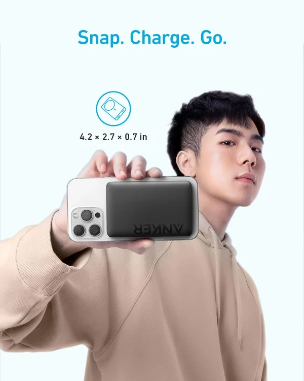 Anker 334 Maggo Battery Powercore 10K - Black - A1642H11 - BIS - Image 2