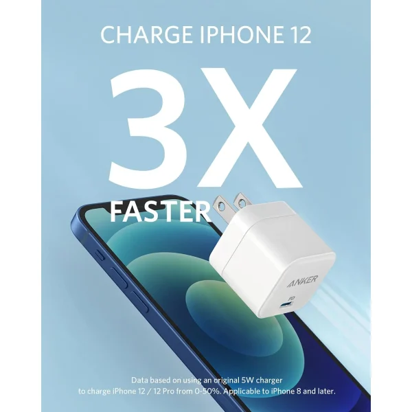 Anker PowerPort III Cube Charger 20W II - White - A2678 - BIS - Image 7