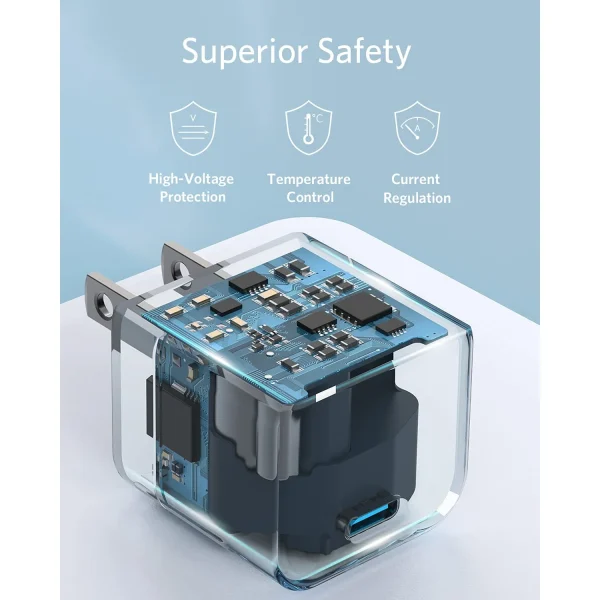 Anker PowerPort III Cube Charger 20W II - White - A2678 - BIS - Image 2