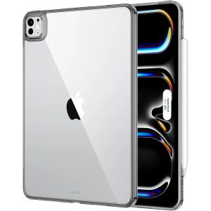 ESR Classic Hybrid Case Compatible with iPad Pro 11 (5th Gen) – Clear Black