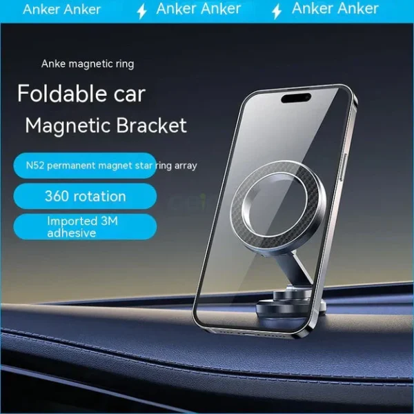 Anker Car Magnetic Bracket - Silver - A9101P41 - BIS - Image 4