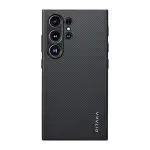 Galaxy S24 Ultra PITAKA Pinbutton MagEZ Case 4 Pro Aramid Fiber - Black / Grey Twill