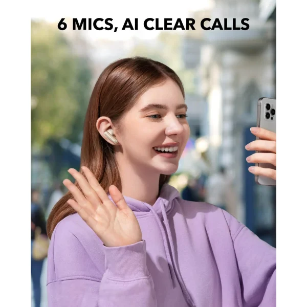 Anker Soundcore P40i With Smart Nc And 2 In 1 Charging Case With Phone Stand - White - A3955H21 - OP - Image 3